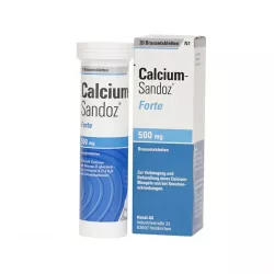 Кальций Сандоз форте шип. табл. 500мг №20 фото