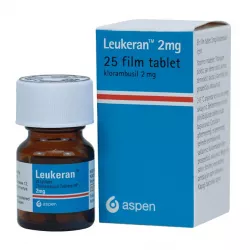 Лейкеран (Leukeran, Хлорамбуцил) в таблетках 2мг №25 фото